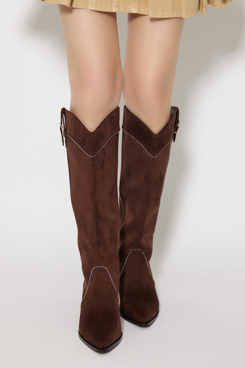 rienda「スタッズウエスタンブーツ」|その他|