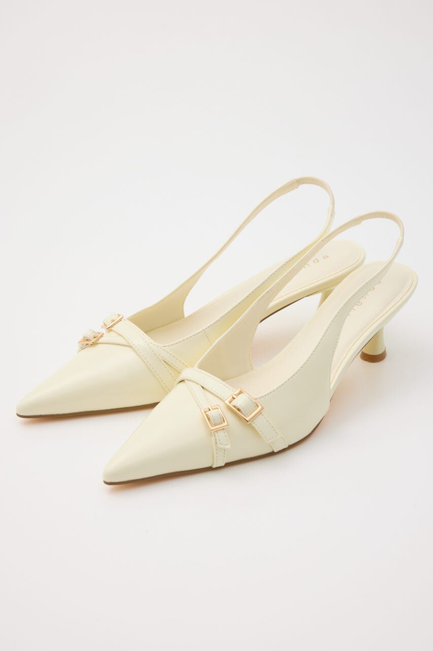 rienda「ベルトディテールスリングバックパンプス」|サンダル|