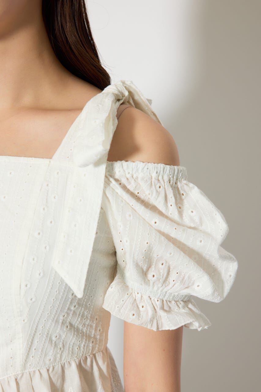 rienda「コットンレースブラウス」|シャツ・ブラウス|