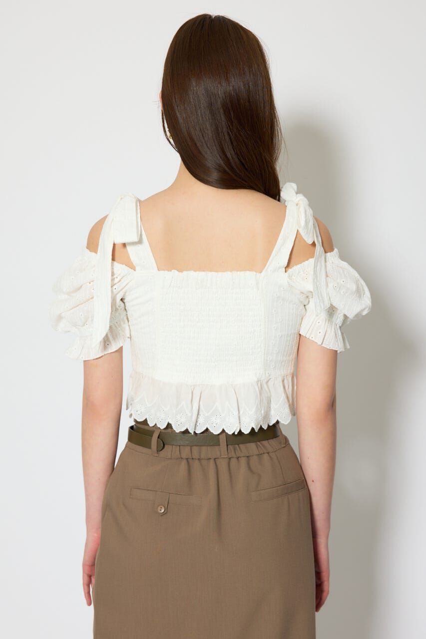 rienda「コットンレースブラウス」|シャツ・ブラウス|