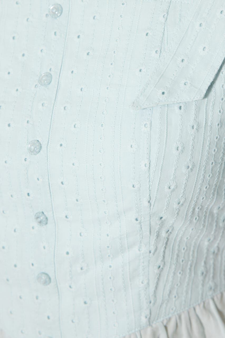 rienda「コットンレースブラウス」|シャツ・ブラウス|