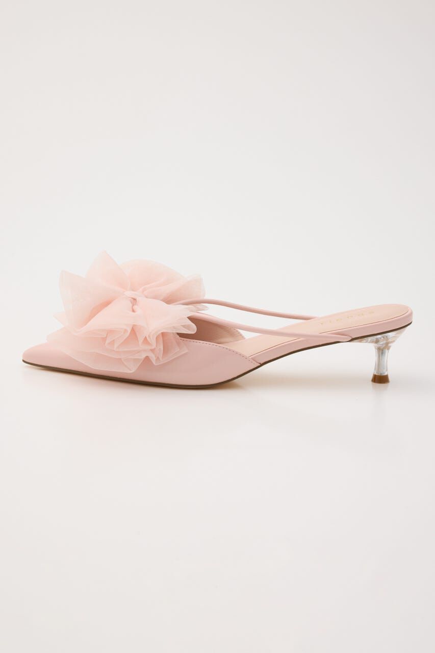 rienda「Bigリボンチュールミュール」|サンダル|