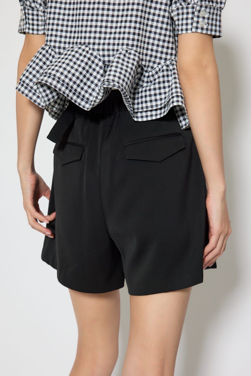 rienda「ベルト付きセンタープレスショートパンツ」|その他|