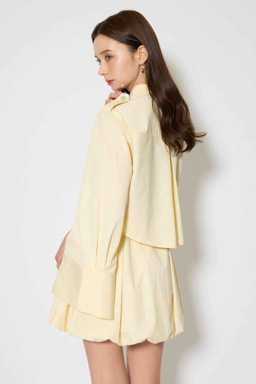 rienda「ワークディティールクロップドシャツ」|シャツ・ブラウス|