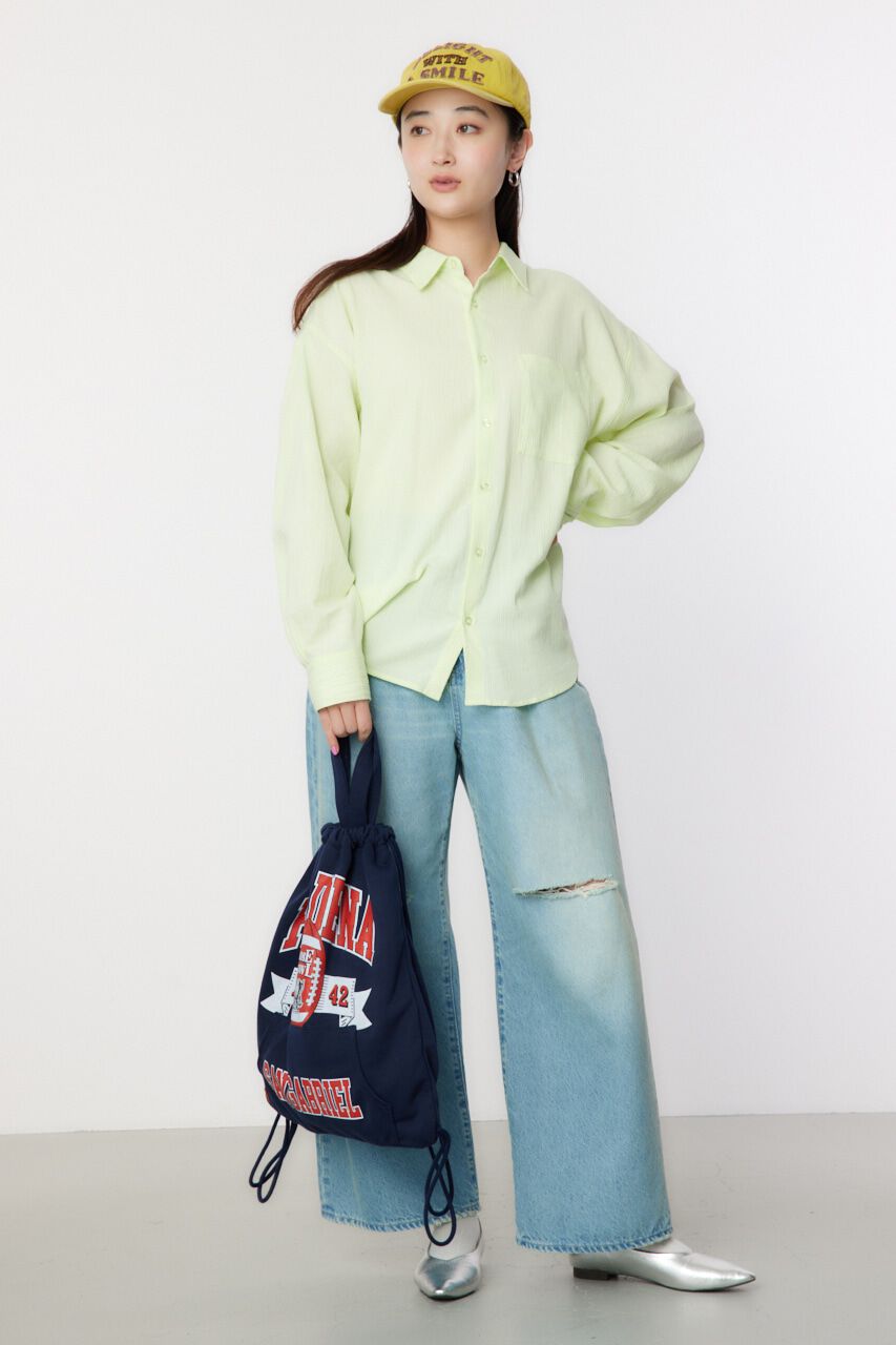 RODEO CROWNS「クレープルーズシャツ」|シャツ・ブラウス|