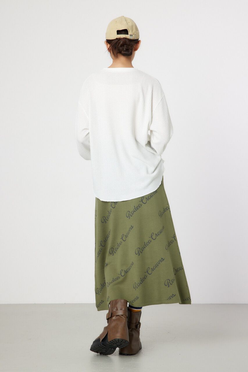 RODEO CROWNS「ロゴニットフレアスカート」|スカート|