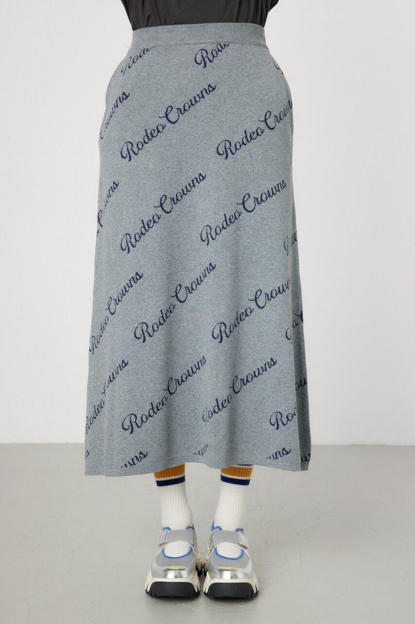 RODEO CROWNS「ロゴニットフレアスカート」|スカート|