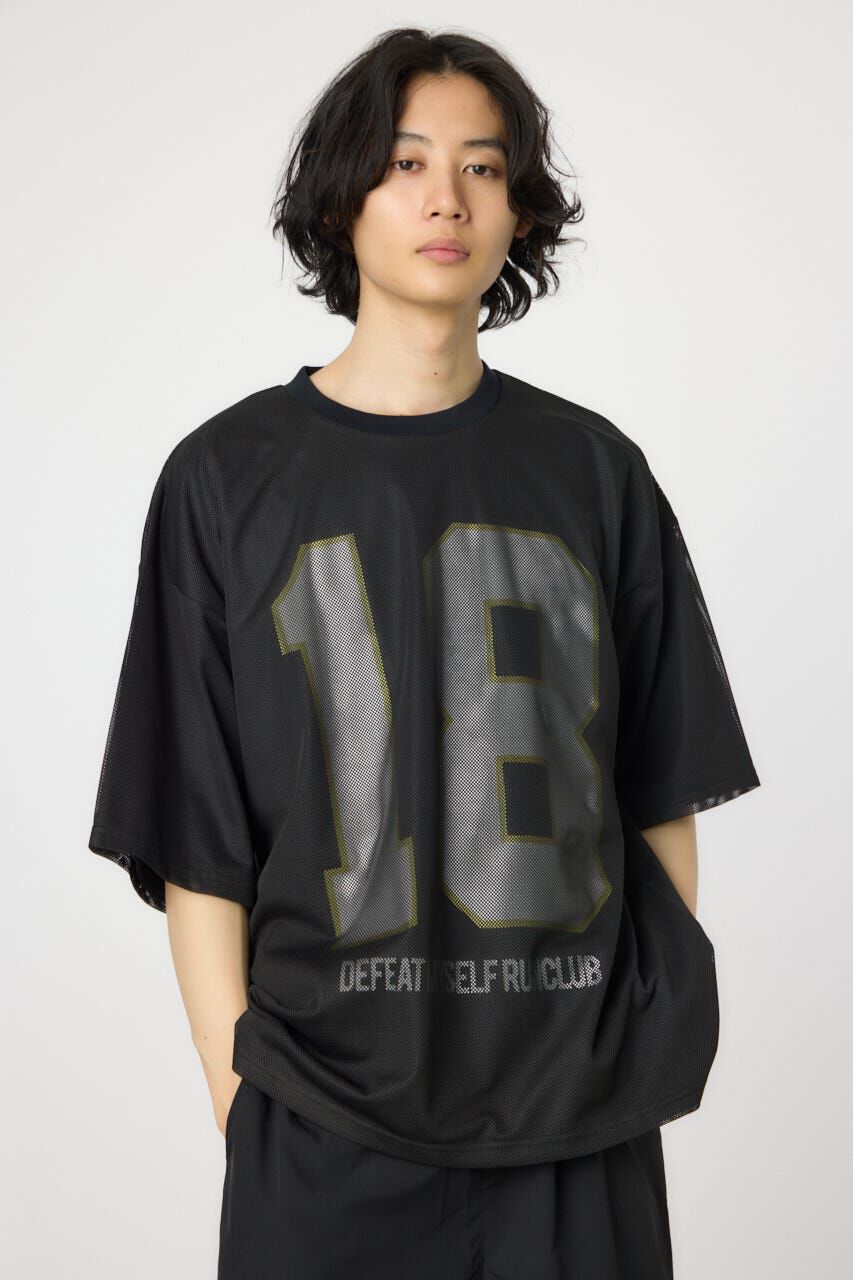 RODEO CROWNS「メッシュドッキンクナンバーTシャツ」|Tシャツ・カットソー|