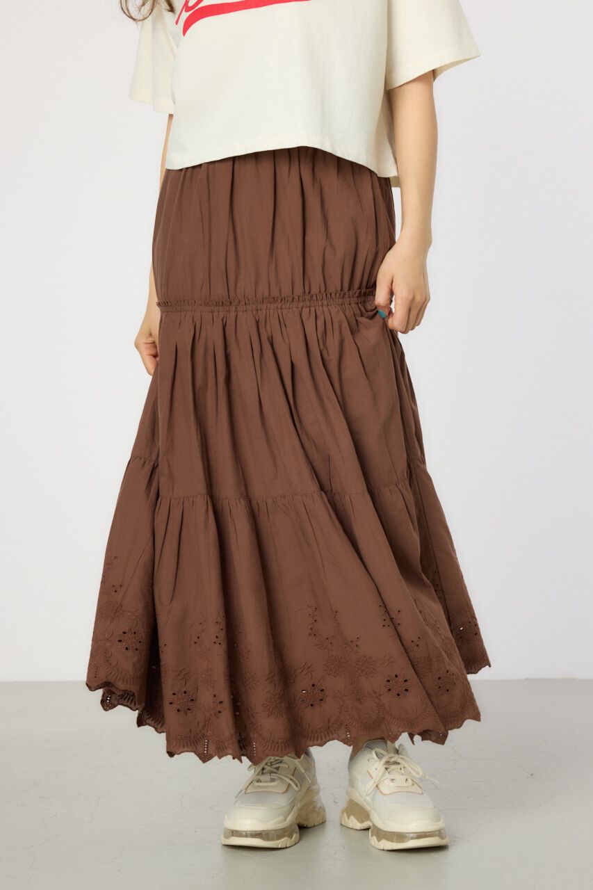 RODEO CROWNS「コットンローンスカラップスカート」|スカート|