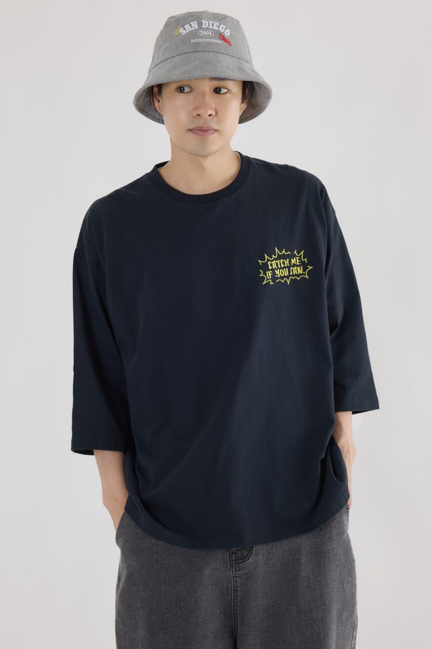 RODEO CROWNS「SWIFTJACK 7分袖Tシャツ」|Tシャツ・カットソー|BLK