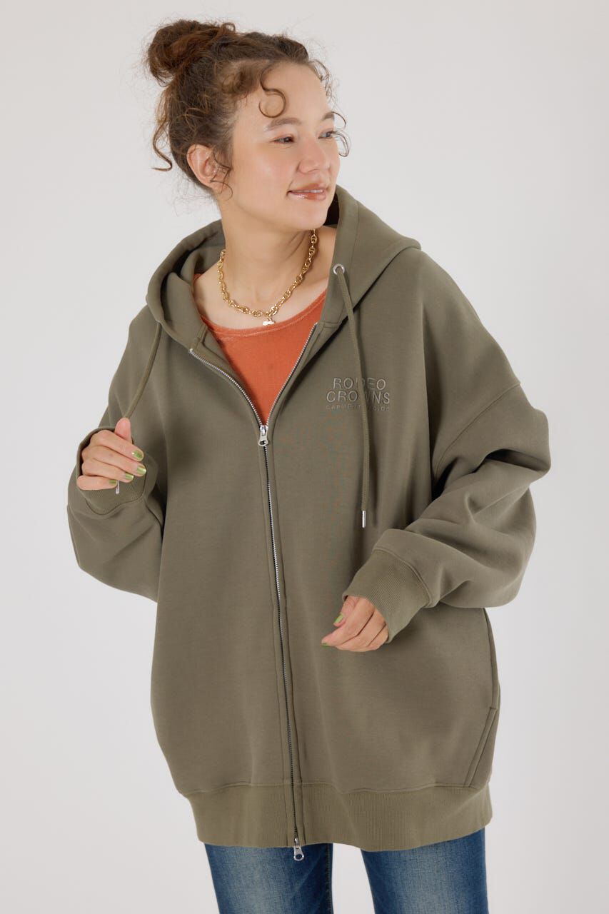 RODEO CROWNS「エンボスBIG ZIPパーカー」|パーカー|KHA