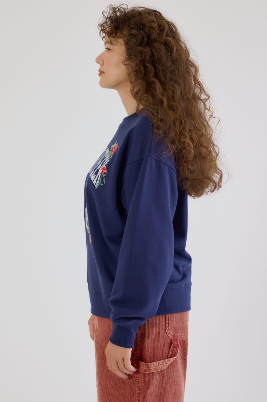 RODEO CROWNS「フラワーステッチカレッジスウェット」|パーカー|