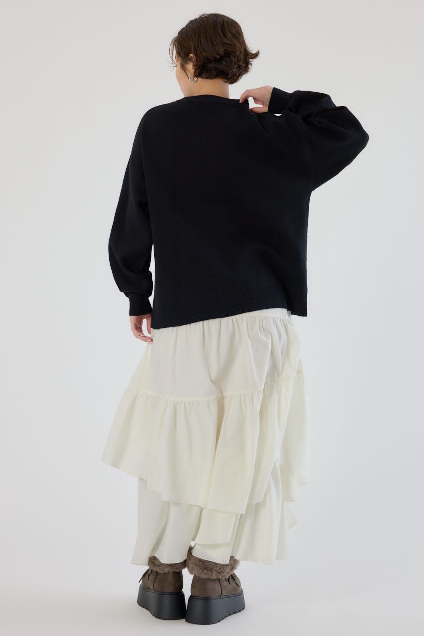 RODEO CROWNS「Frayed Lettering ニットトップス」|ニット・セーター|