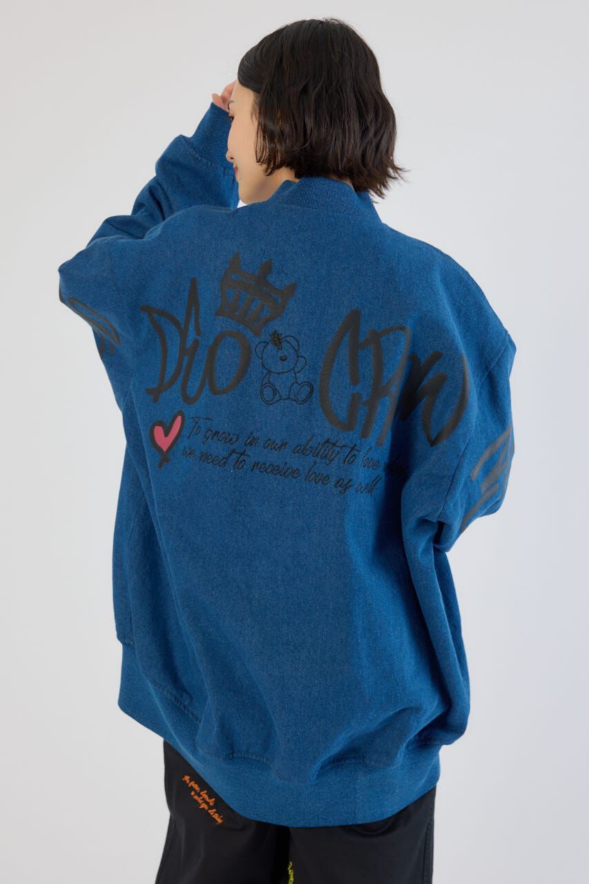 RODEO CROWNS「BRIDGE BEAR オーバーブルゾン」|ブルゾン・スタジャン|BLU