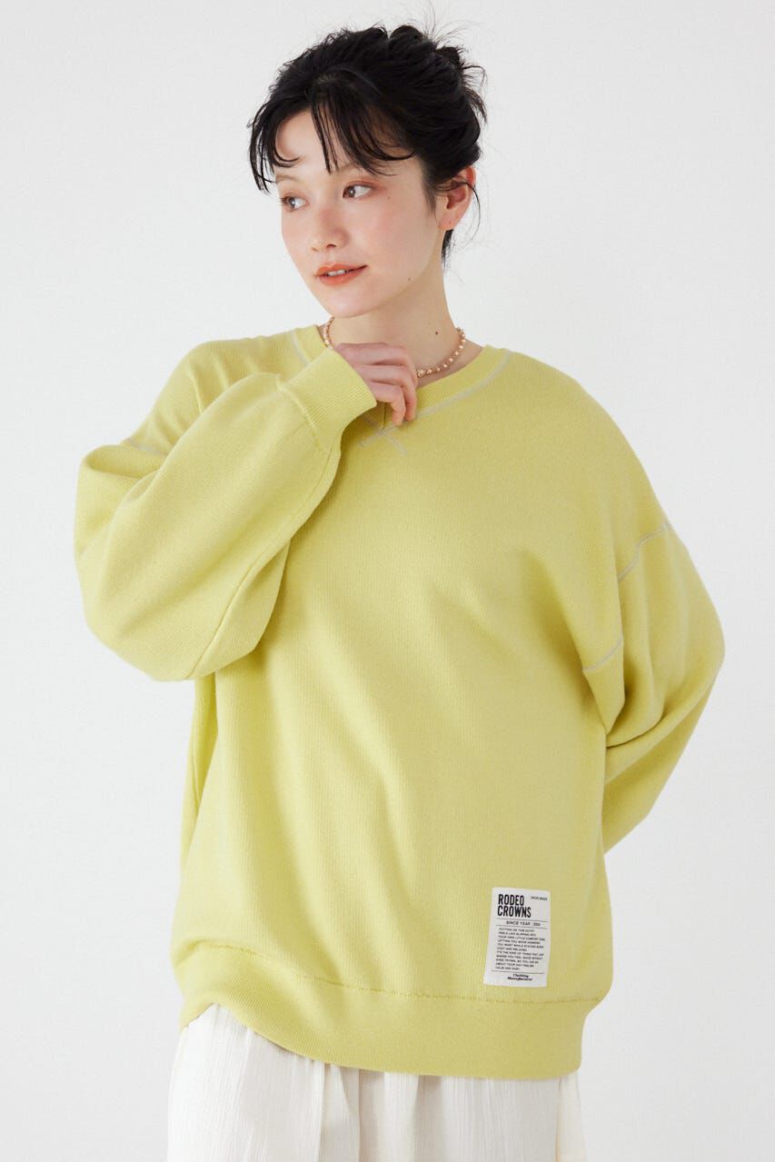 RODEO CROWNS「スウェットライク2wayネックニットトップス」|ニット・セーター|