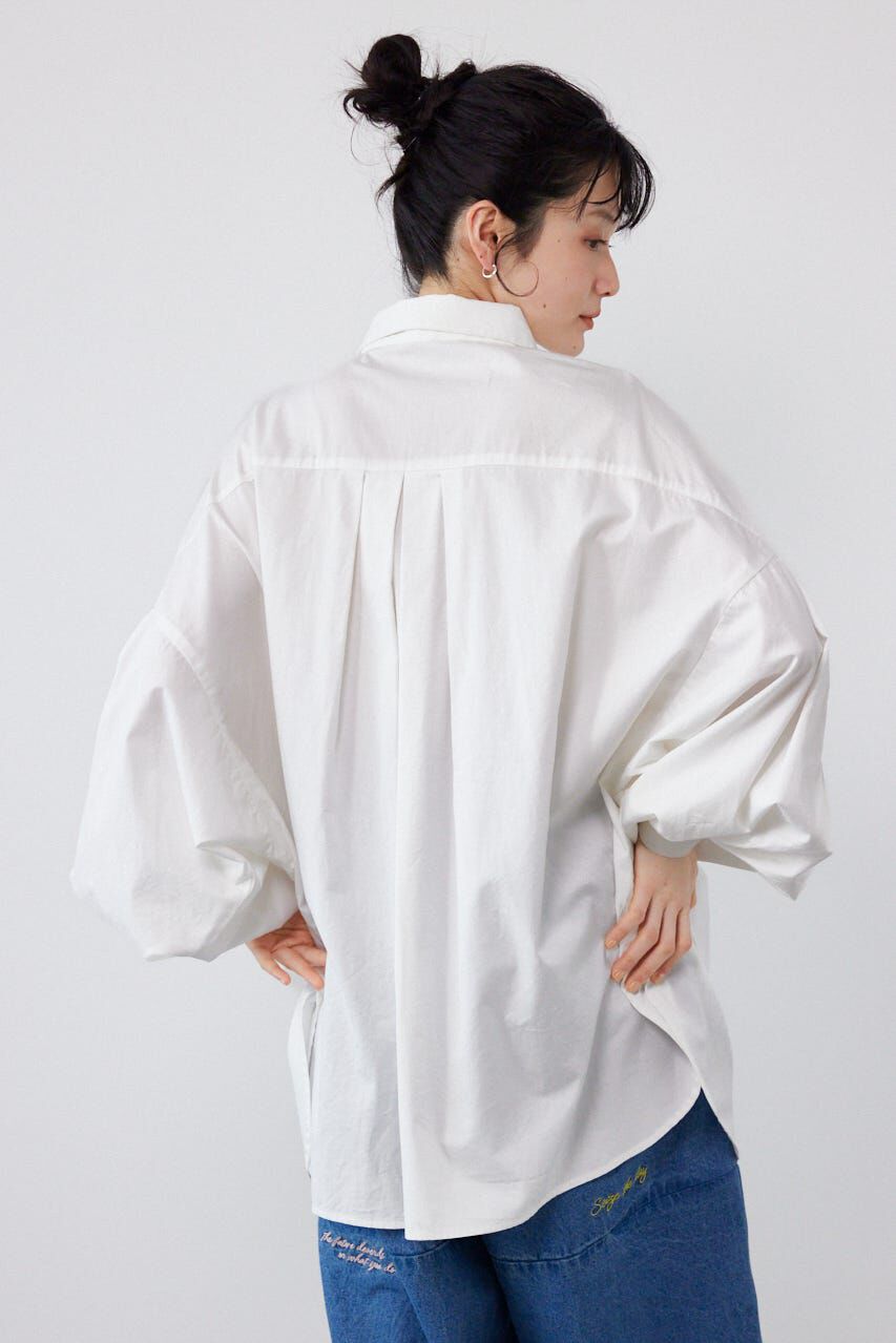 RODEO CROWNS「ボリュームスリーブフレアデニムシャツ」|シャツ・ブラウス|