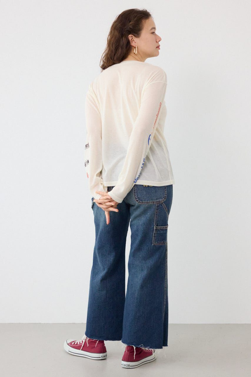 RODEO CROWNS「メッセージロングスリーブ Tシャツ」|Tシャツ・カットソー|