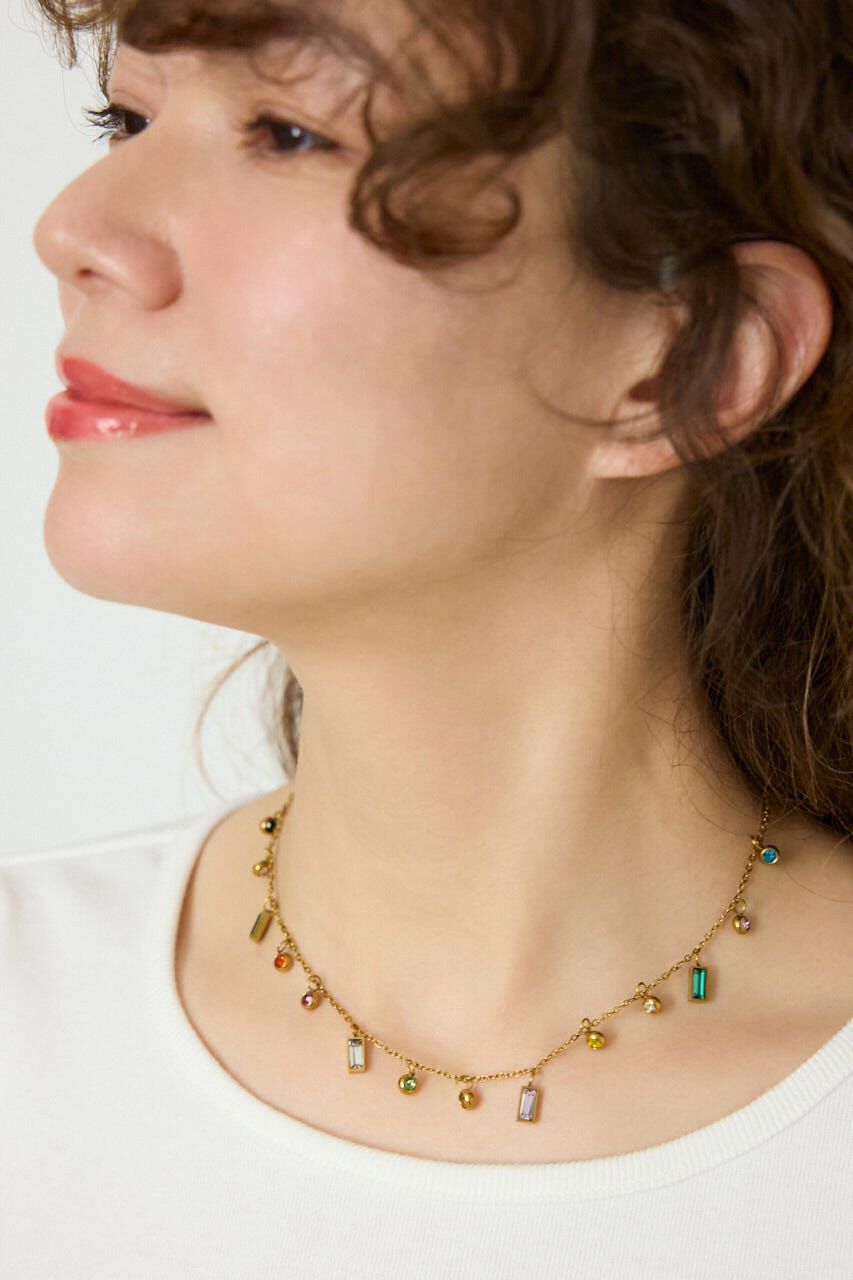 RODEO CROWNS「クリアストーンネックレス」|ネックレス|