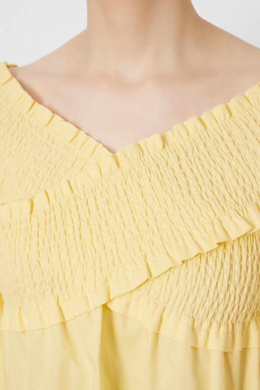 RODEO CROWNS「シャーリング2WAYトップス」|シャツ・ブラウス|