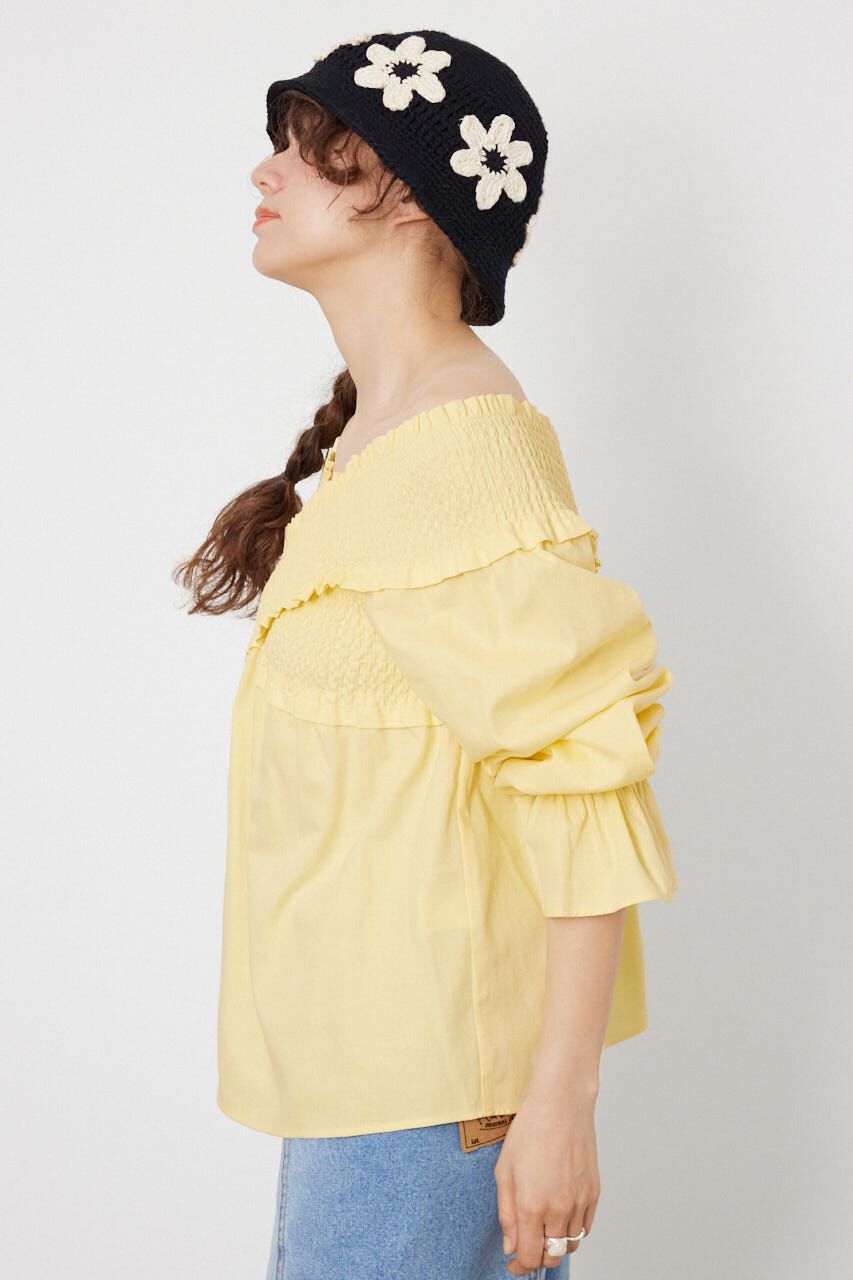 RODEO CROWNS「シャーリング2WAYトップス」|シャツ・ブラウス|