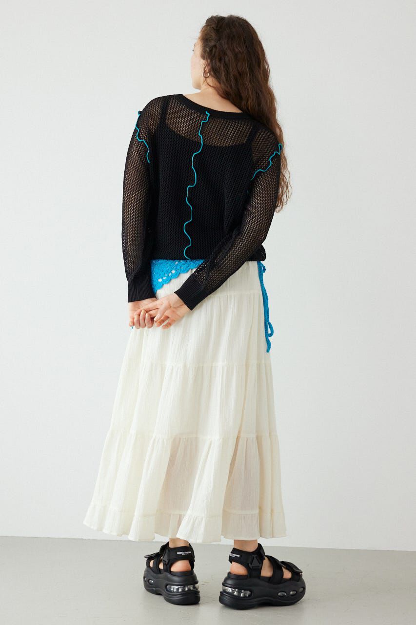 RODEO CROWNS「前後2WAYメローニットトップス」|ニット・セーター|