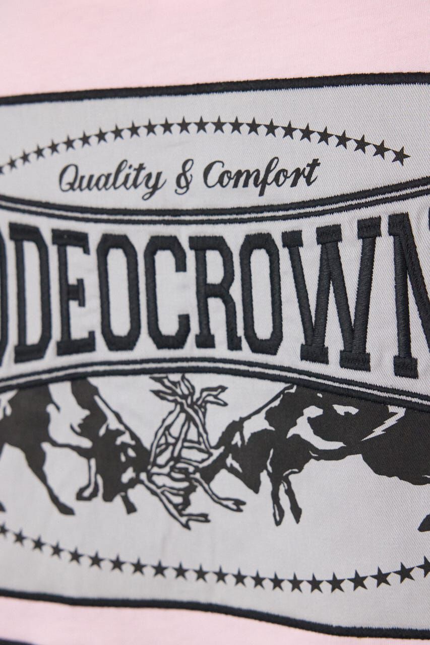 RODEO CROWNS「パッチデザインロングスリーブ Tシャツ」|Tシャツ・カットソー|