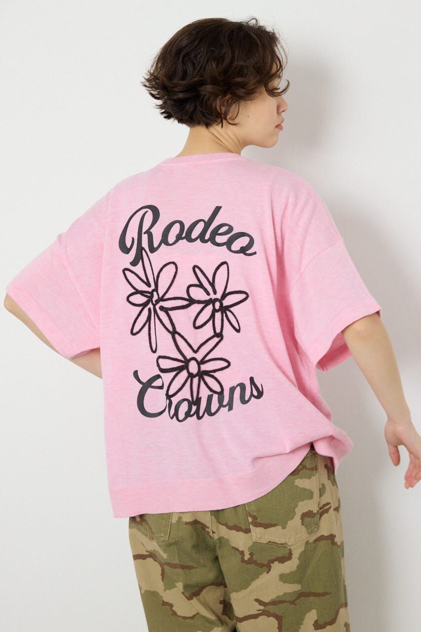 RODEO CROWNS「フラワーロゴニットトップス」|ニット・セーター|