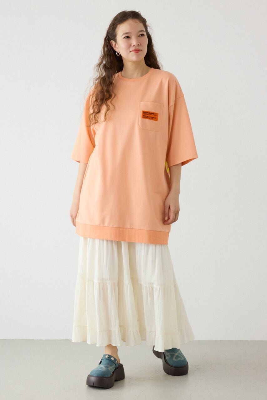 RODEO CROWNS「ペイントロゴハーフスリーブワンピース」|ワンピース|