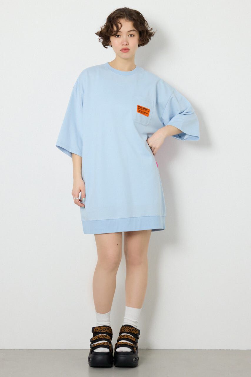 RODEO CROWNS「ペイントロゴハーフスリーブワンピース」|ワンピース|