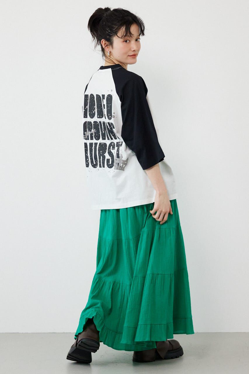 RODEO CROWNS「Ink Logo ラグランTシャツ」|Tシャツ・カットソー|