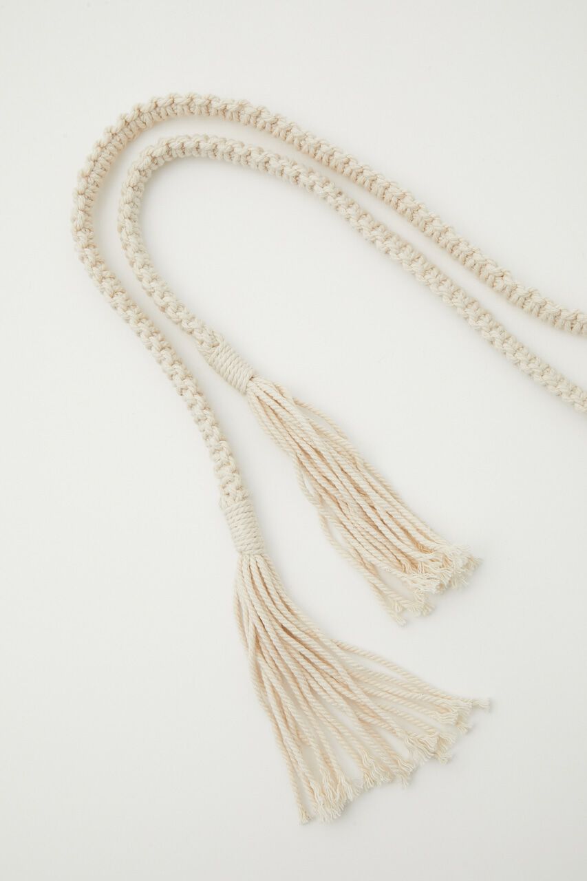 SLY「HANDMADE CROCHET BIBS」|ベルト|