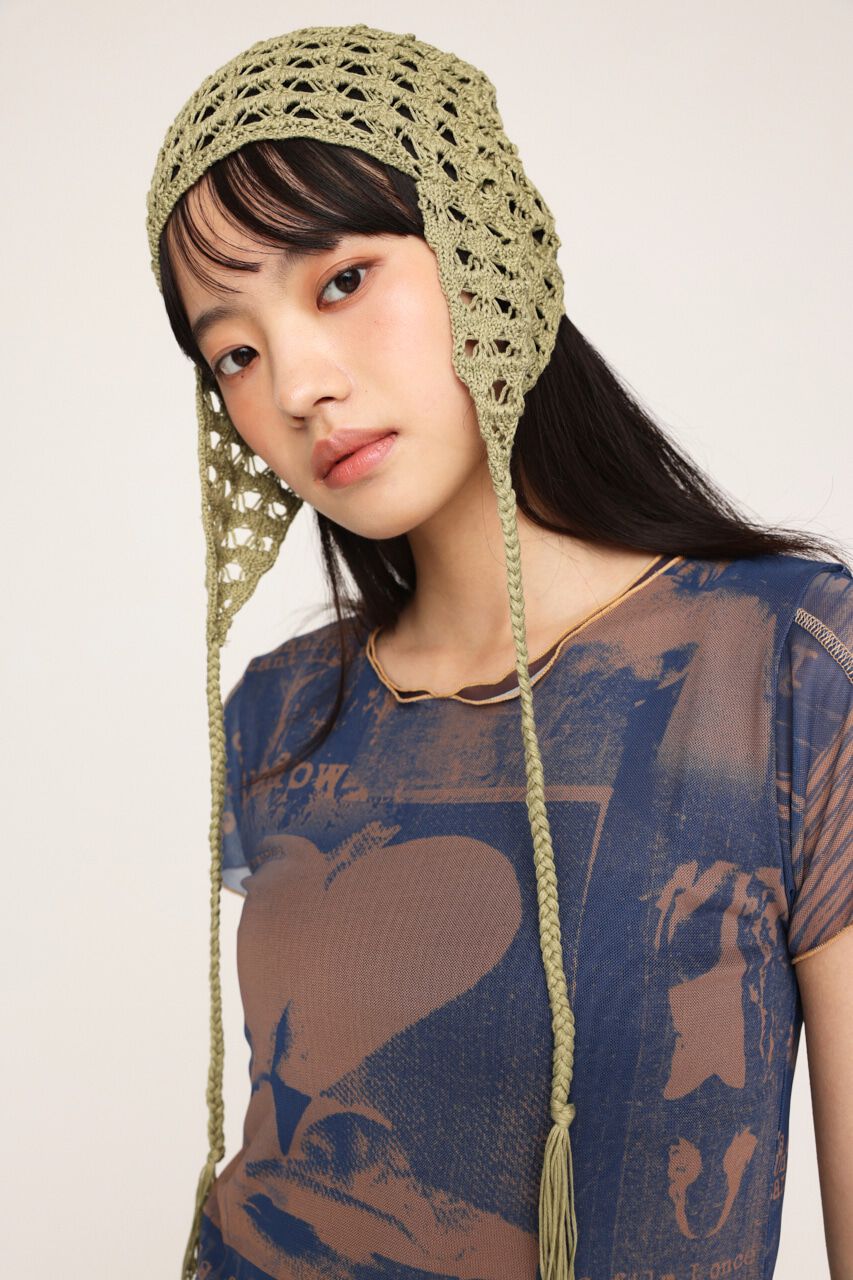 SLY「MESH KNIT FLAP キャップ」|その他|
