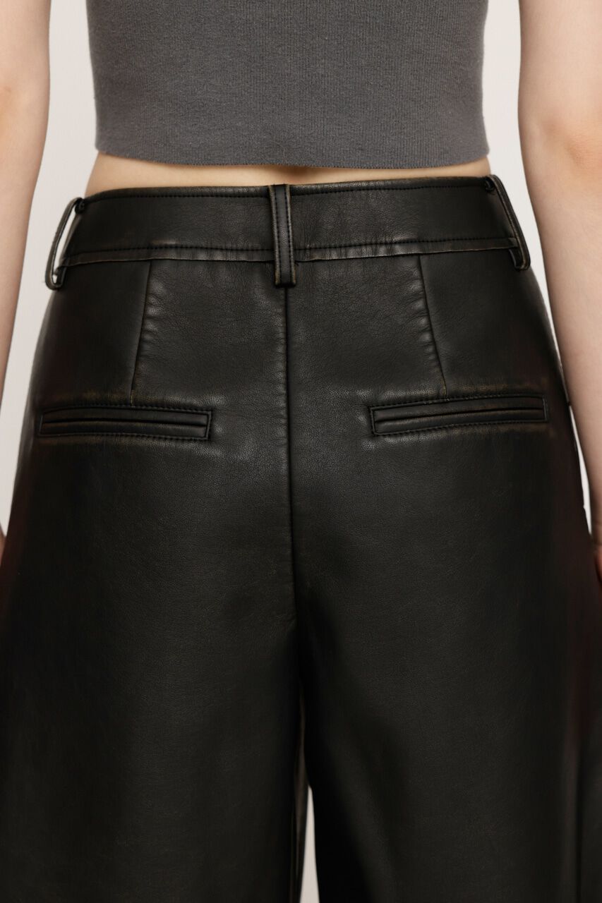 SLY「VINTAGE F／LEATHER パンツ」|その他|