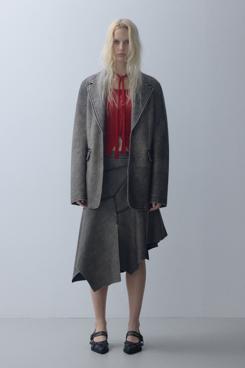 SLY「VINTAGE F／LEATHER TAILORED ジャケット」|その他|