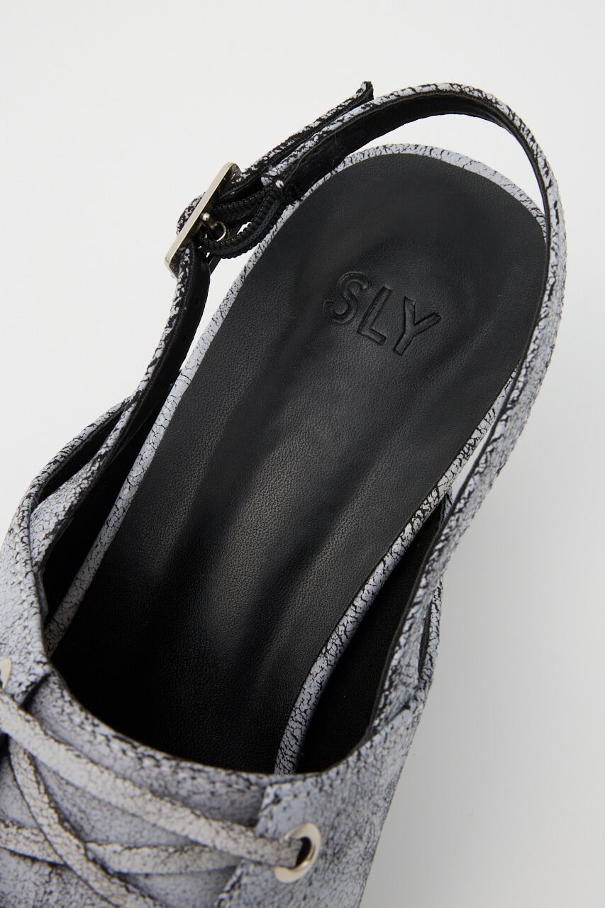 SLY「LACE UP ミュール」|サンダル|