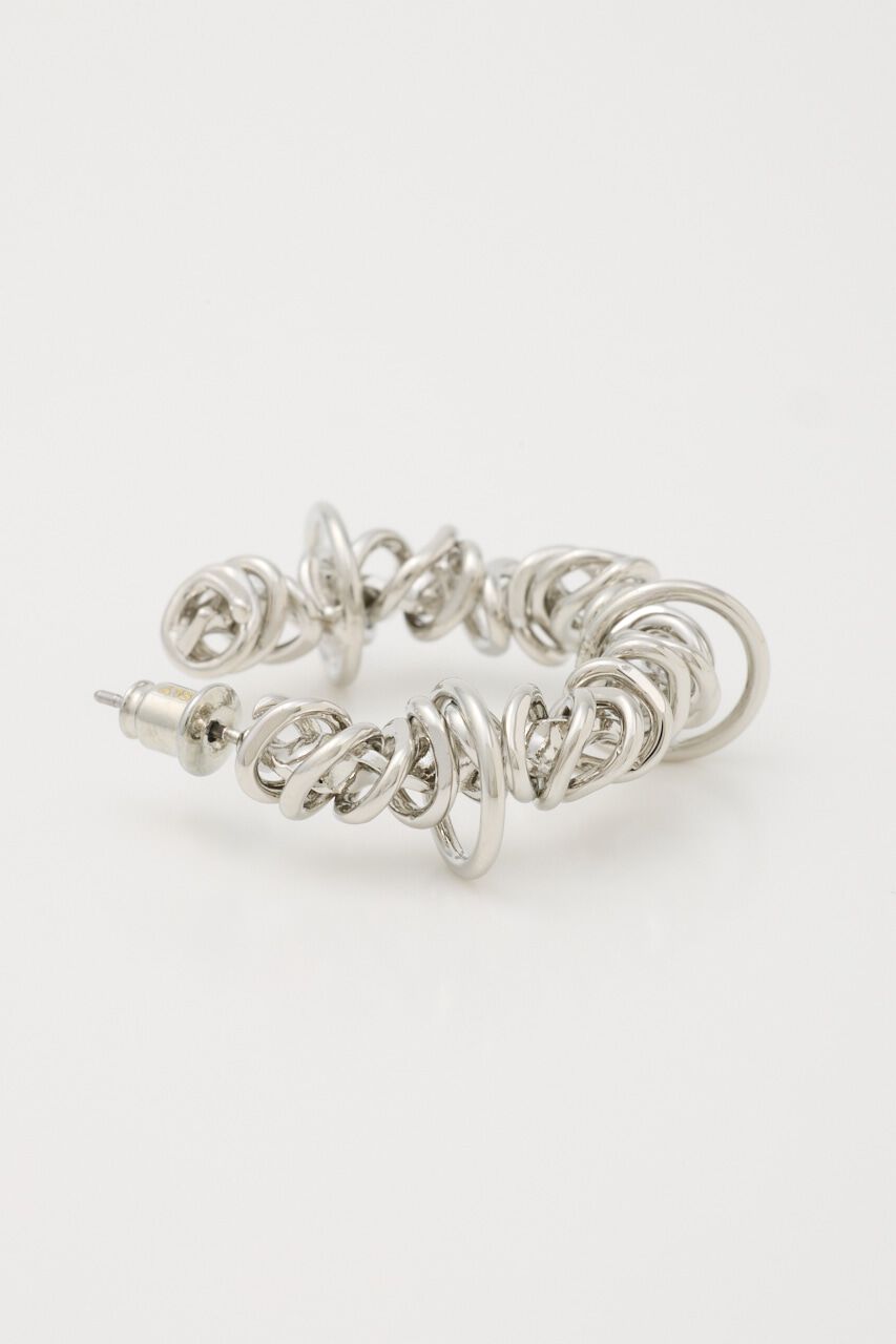 SLY「WINDING METAL HOOP ピアス」|ピアス|