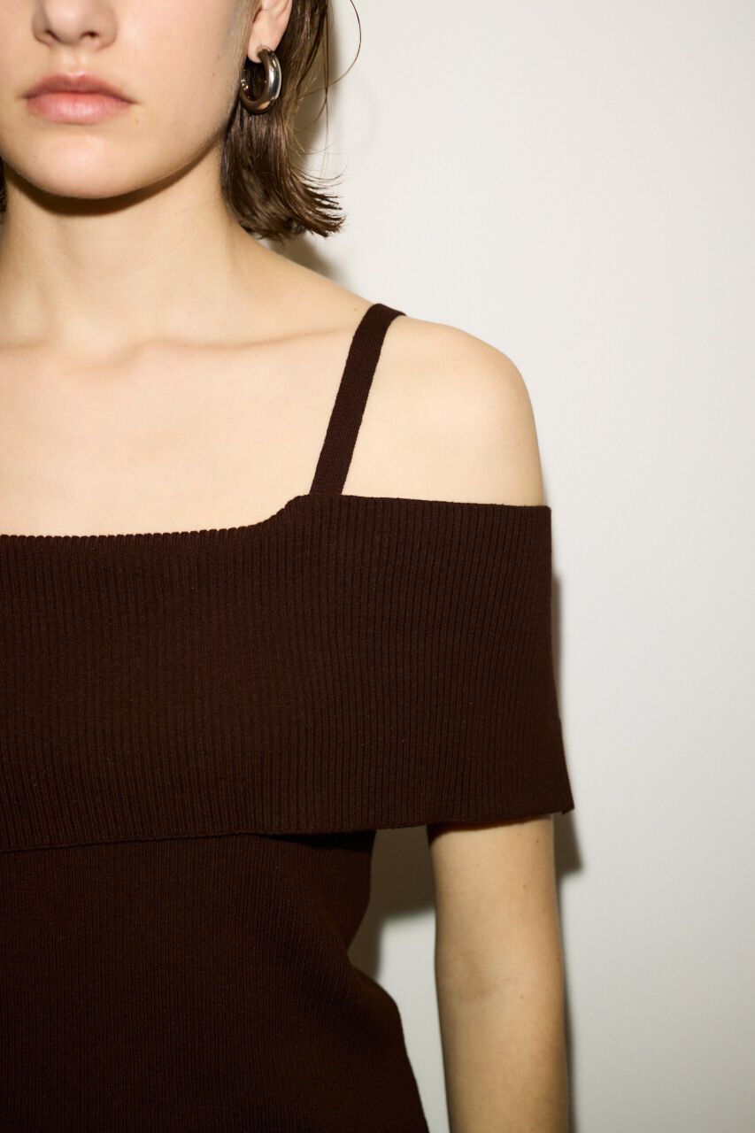 SLY「ASYMMETRY RIB トップス」|タンクトップ|