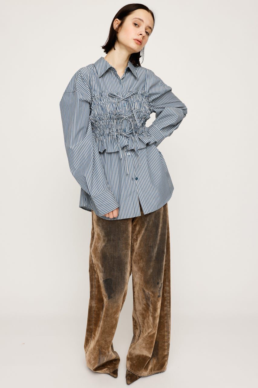 SLY「BUSTIER LAYRED シャツ」|シャツ・ブラウス|