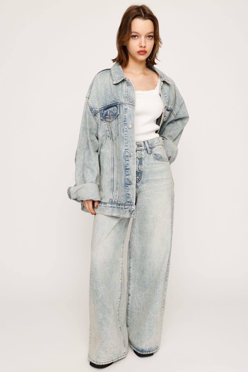 SLY「WIDE LEG PT-C」|デニム|