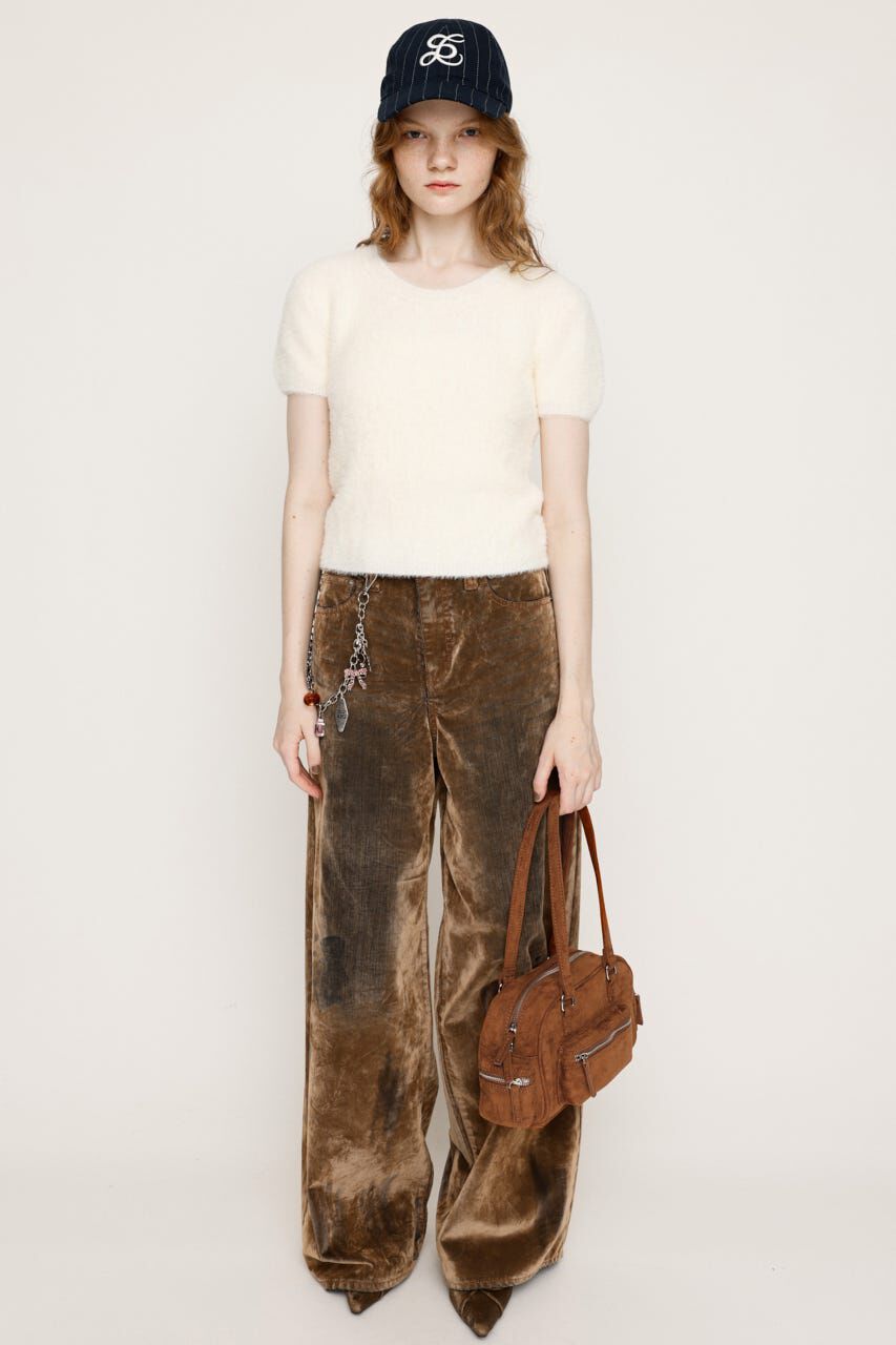 SLY「SHAGGY YARN Tシャツ」|ニット・セーター|