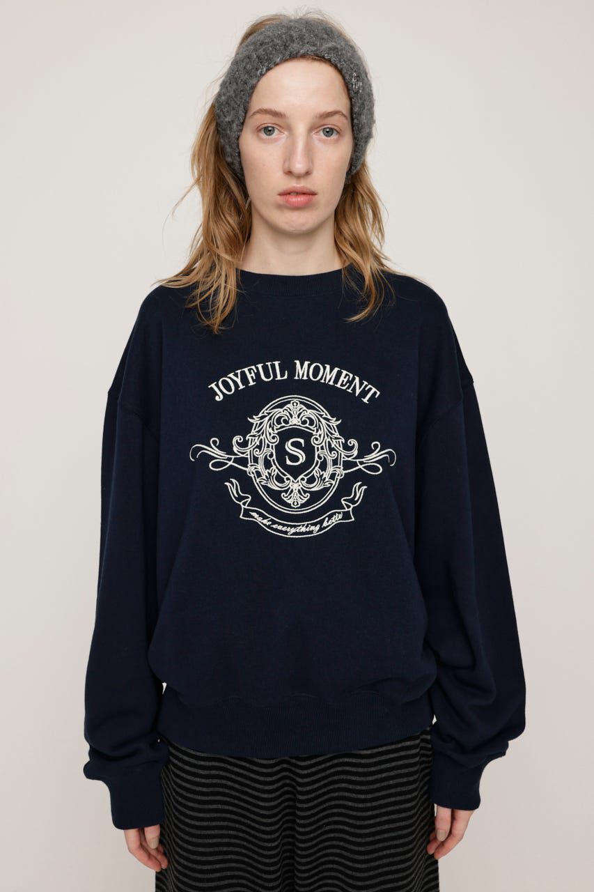 SLY「EMBROIDERY LOGO SW トップス」|パーカー|