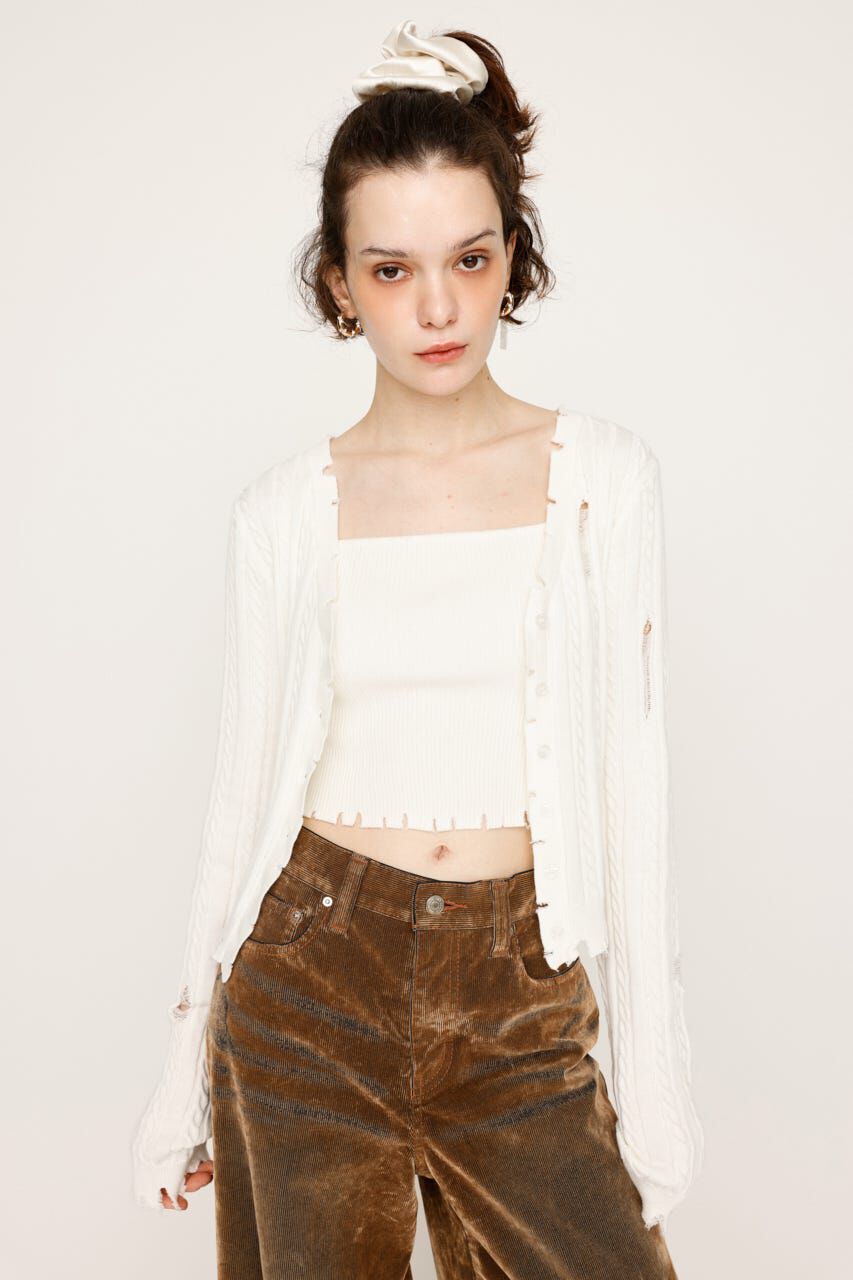 SLY「V／N CRASH 2P トップス」|ニット・セーター|