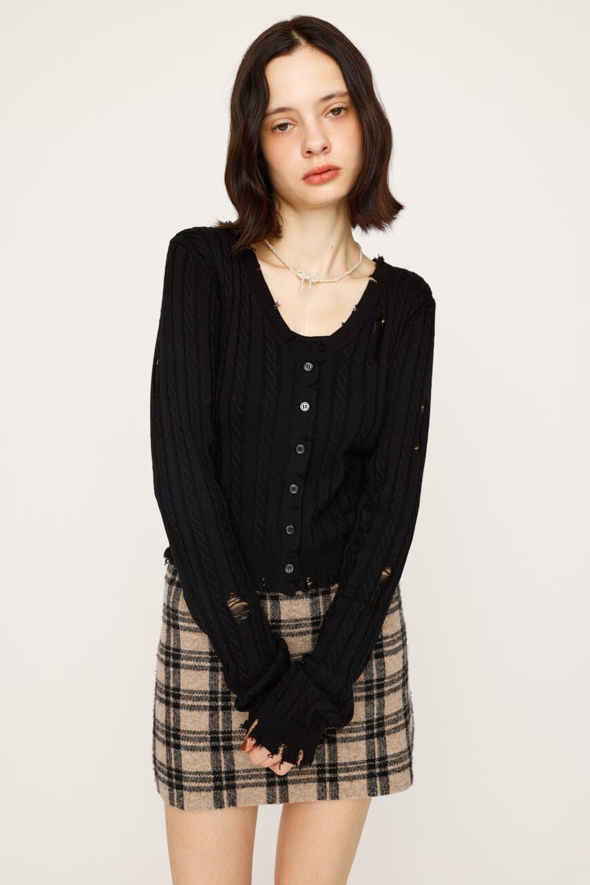 SLY「V／N CRASH 2P トップス」|ニット・セーター|