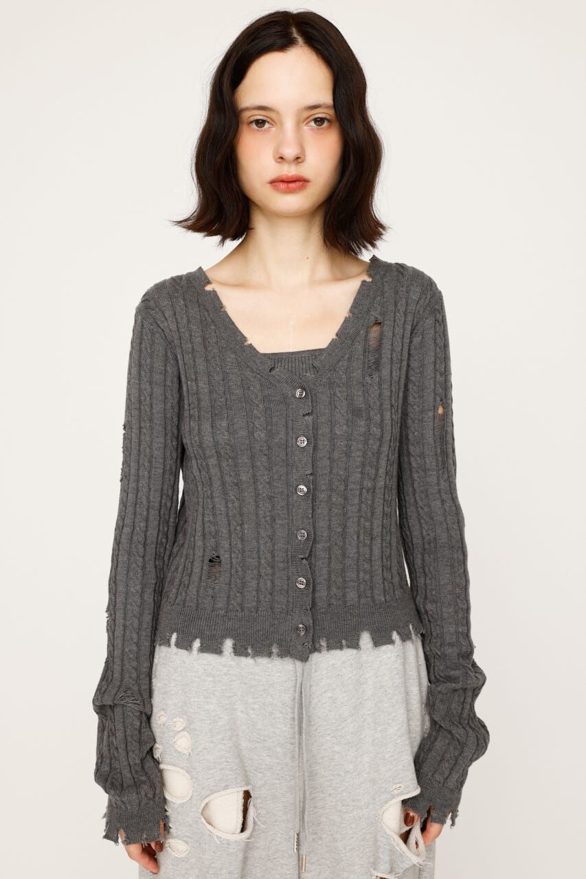 SLY「V／N CRASH 2P トップス」|ニット・セーター|