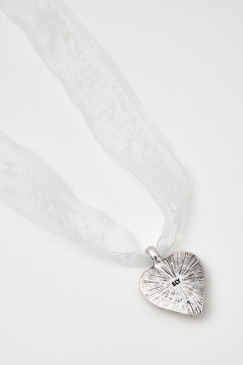 SLY「HEART MOTIF LACE チョーカー」|ネックレス|