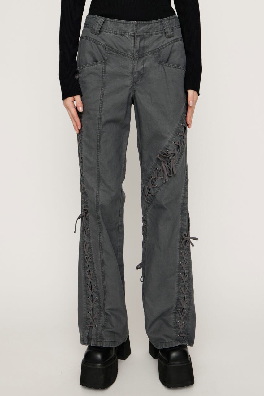 SLY「LACE UP MANNISH パンツ」|その他|
