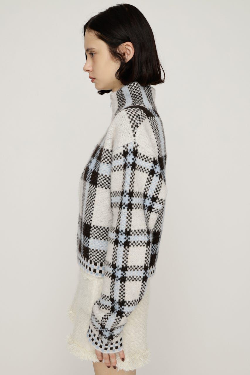 SLY「JQ KNIT FRONT ZIP カーディガン」|カーディガン|