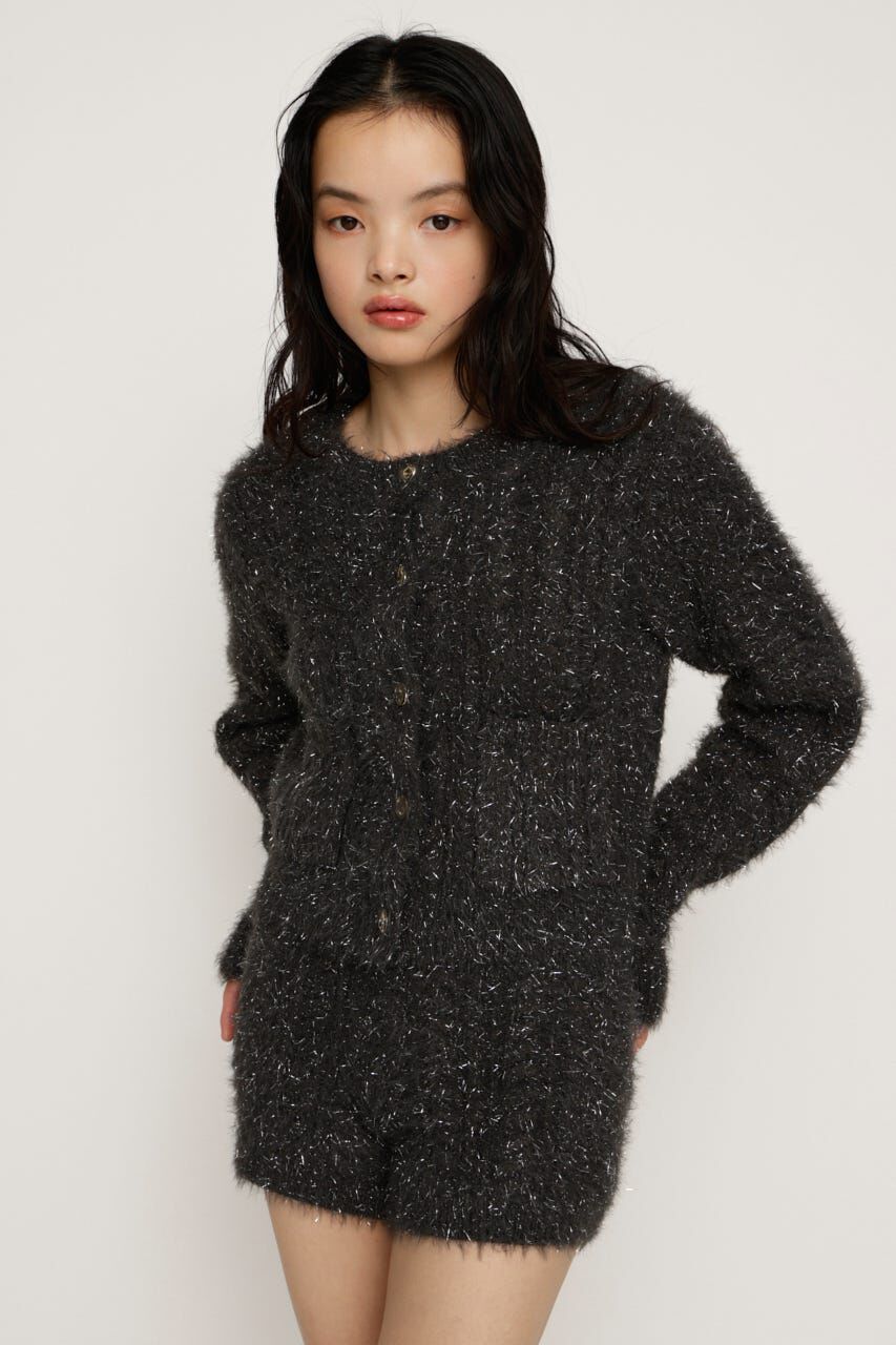 SLY「SHINY CABLE カーディガン」|カーディガン|