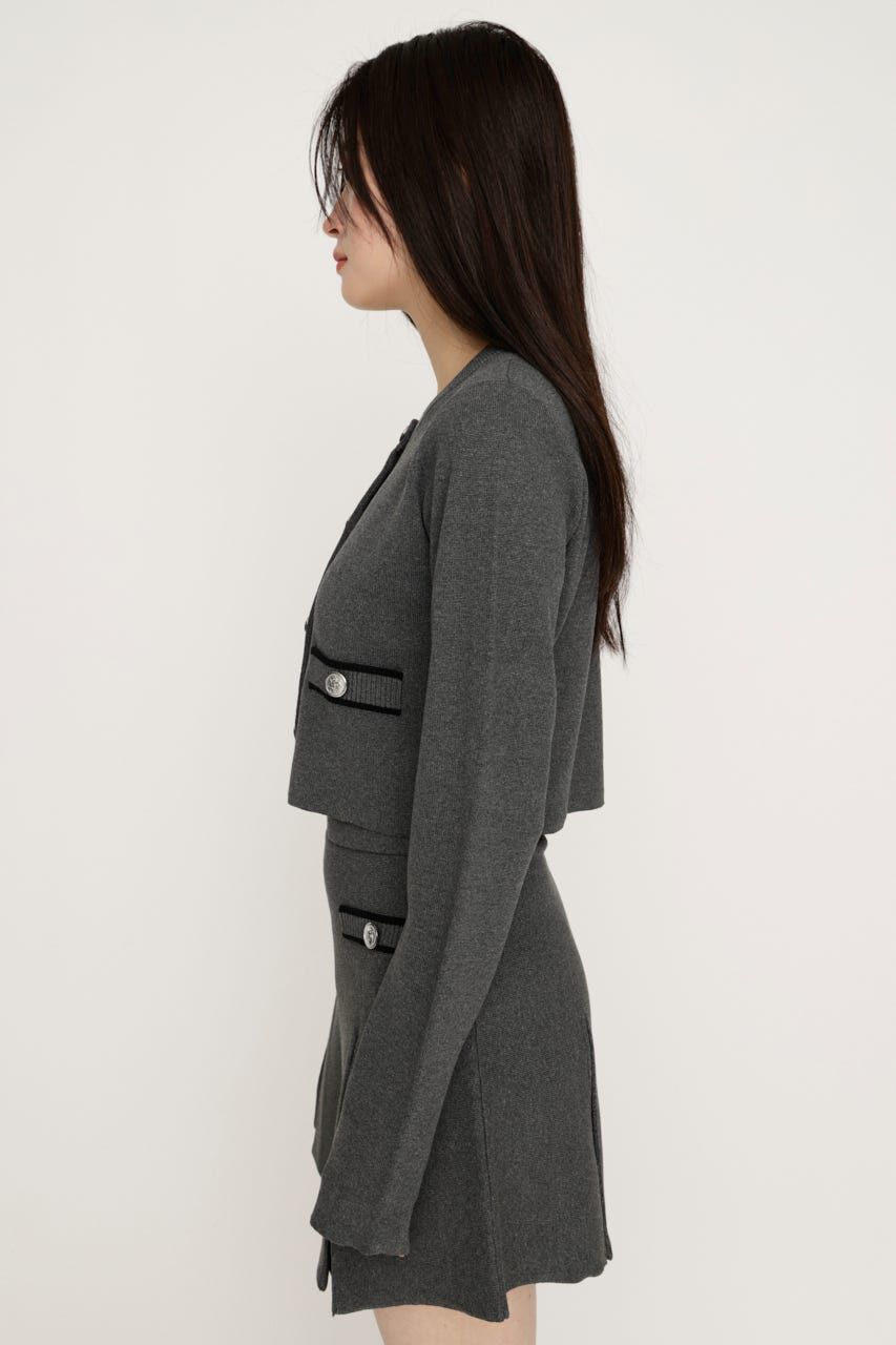 SLY「MILANO RIB KNIT カーディガン」|カーディガン|