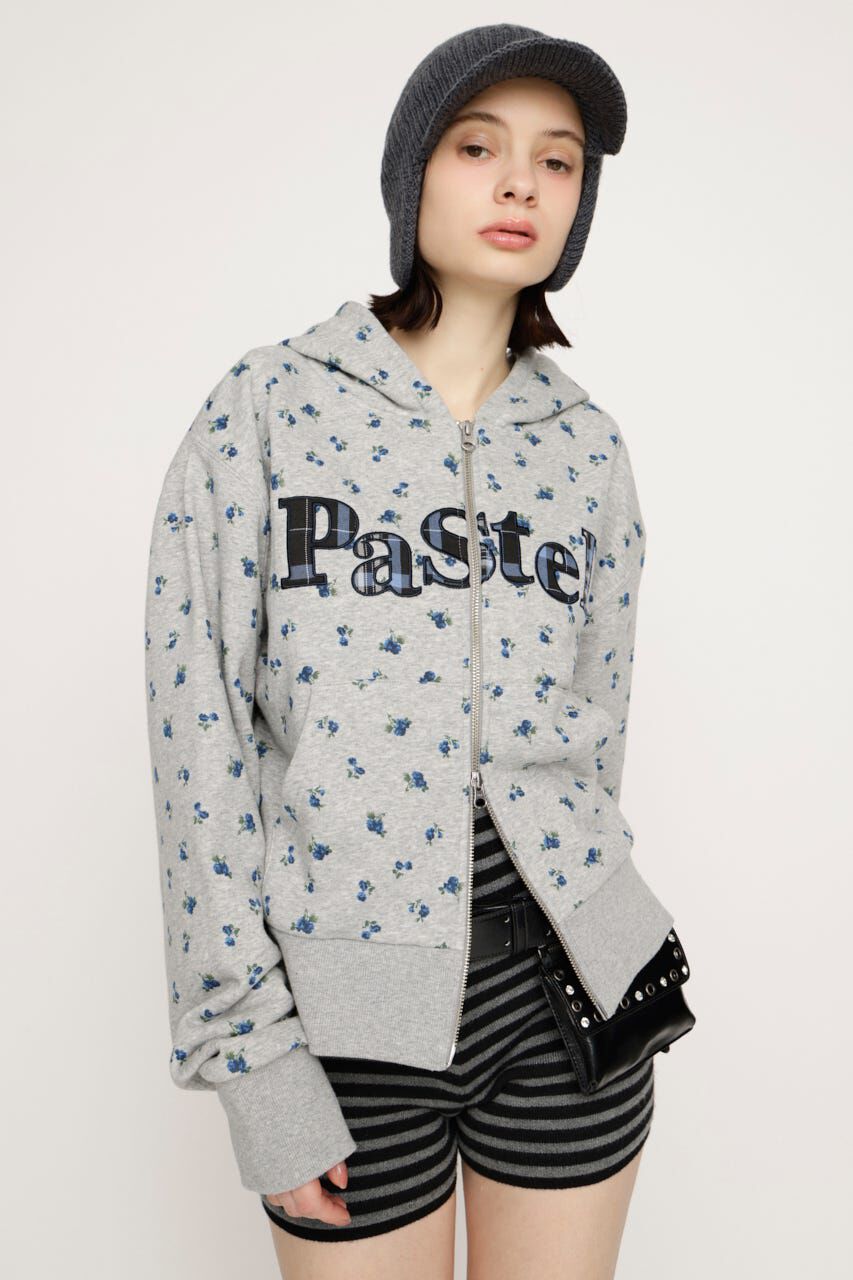 SLY「FLOWER CUT HOODIE」|パーカー|M/GRY7